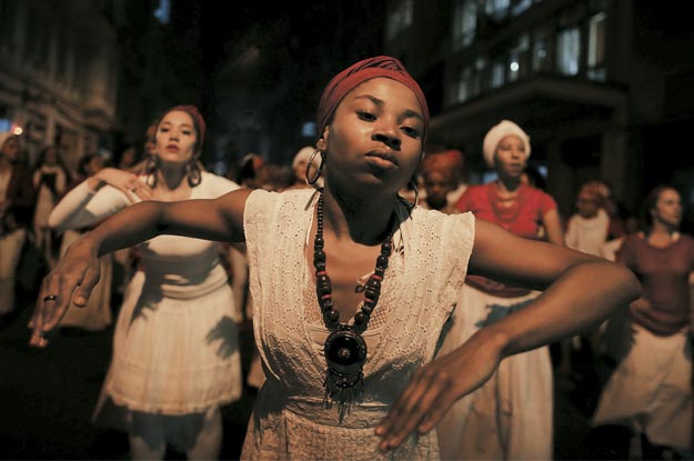 Protesting police violence in Brazil