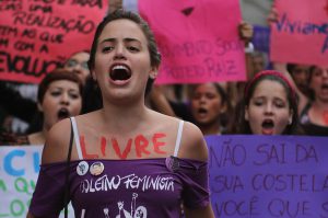 Women's protest Brazil