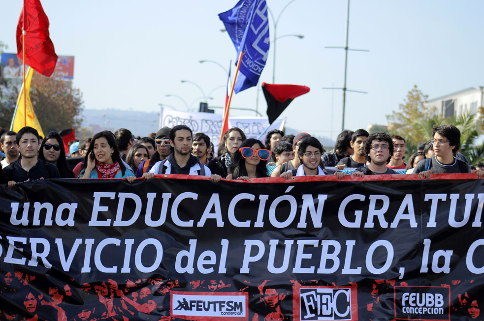 chile student protest