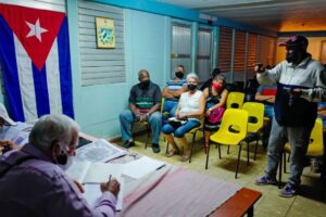 A local meeting shows the community-based process the Cuban government is praising before the country's referendum vote on a new Family Code