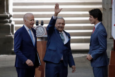 The leaders of Mexico, Canada and the U.S. met at the North American Leaders' Summit in Mexico City, but left USMCA disputes on the back seat.