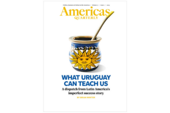 The cover of Americas Quarterly's issue on Uruguay.