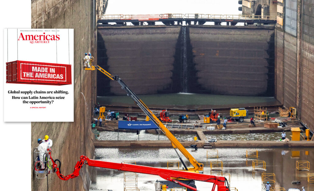 The Panama Canal undergoes repairs and maintenance reflecting the need to care for supply chain infrastructure.