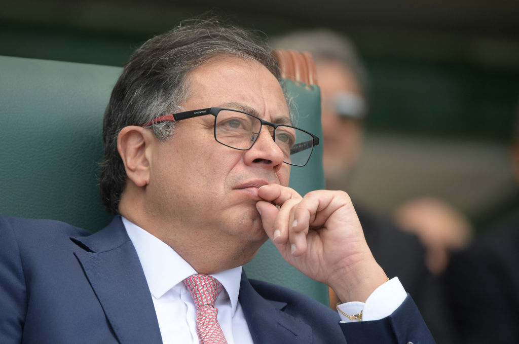 President Gustavo Petro is weathering a scandal involving wiretaps and accusations of using drug money.