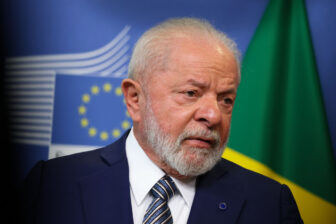 Luiz Inacio Lula da Silva, Brazil's president, during the European Union (EU) and Community of Latin American and Caribbean States (CELAC) summit in Brussels, Belgium, on Monday, July 17, 2023. The EU sees the summit as a key chance to reboot the bloc's relationship with the sub-continent as it competes for influence with China, tries to broaden support for Kyiv in its defense against Russia, and seeks to secure access to critical raw materials needed for its digital and green energy transitions. Photographer: Simon Wohlfahrt/Bloomberg via Getty Images