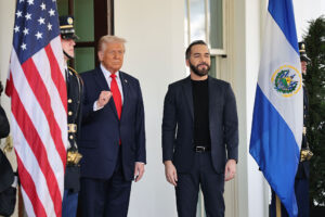U.S. President Donald Trump and Salvadoran President Nayib Bukele at the White House on April 14, 2025. U.S. Silence on Human Rights in Latin America Carries Substantial Risks