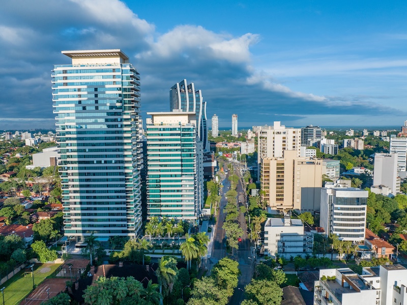 Asunción, Paraguay has seen a boom of new construction in recent years.
