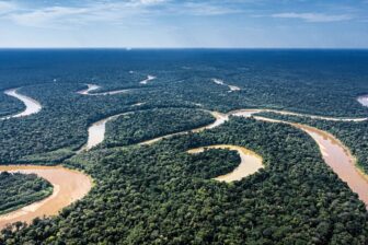 The Ituí and Itaquaí Rivers flow through the Vale do Javari Indigenous Territory in Brazil.