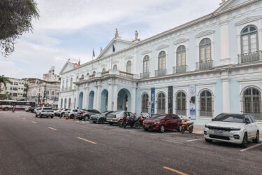 The city hall of Belém in Brazil's Pará state in 2025. The country's system of government is relatively decentralized.
