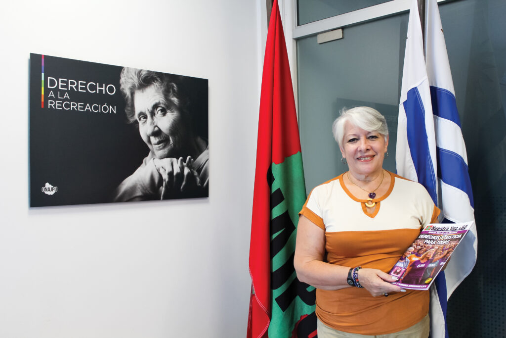 Estela Ovelar, secretary-general of ONAJPU, Uruguay’s federation for retirees
