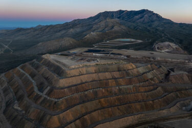 The Mountain Pass mine in California, pictured in April, is the only rare earths mine of its size operating in the Americas.