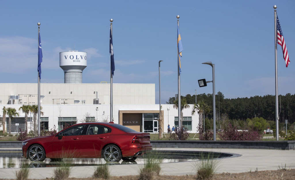 A Volvo Cars plant in Ridgeville, South Carolina, U.S., is owned by China’s Geely Holding Group.