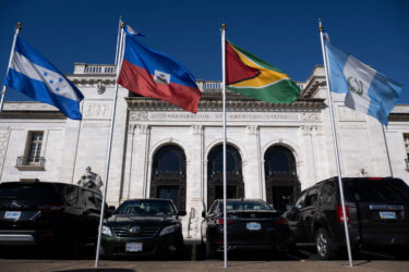 A view of the Organization of American States (OAS) headquarters in Washington, D.C. in 2025
