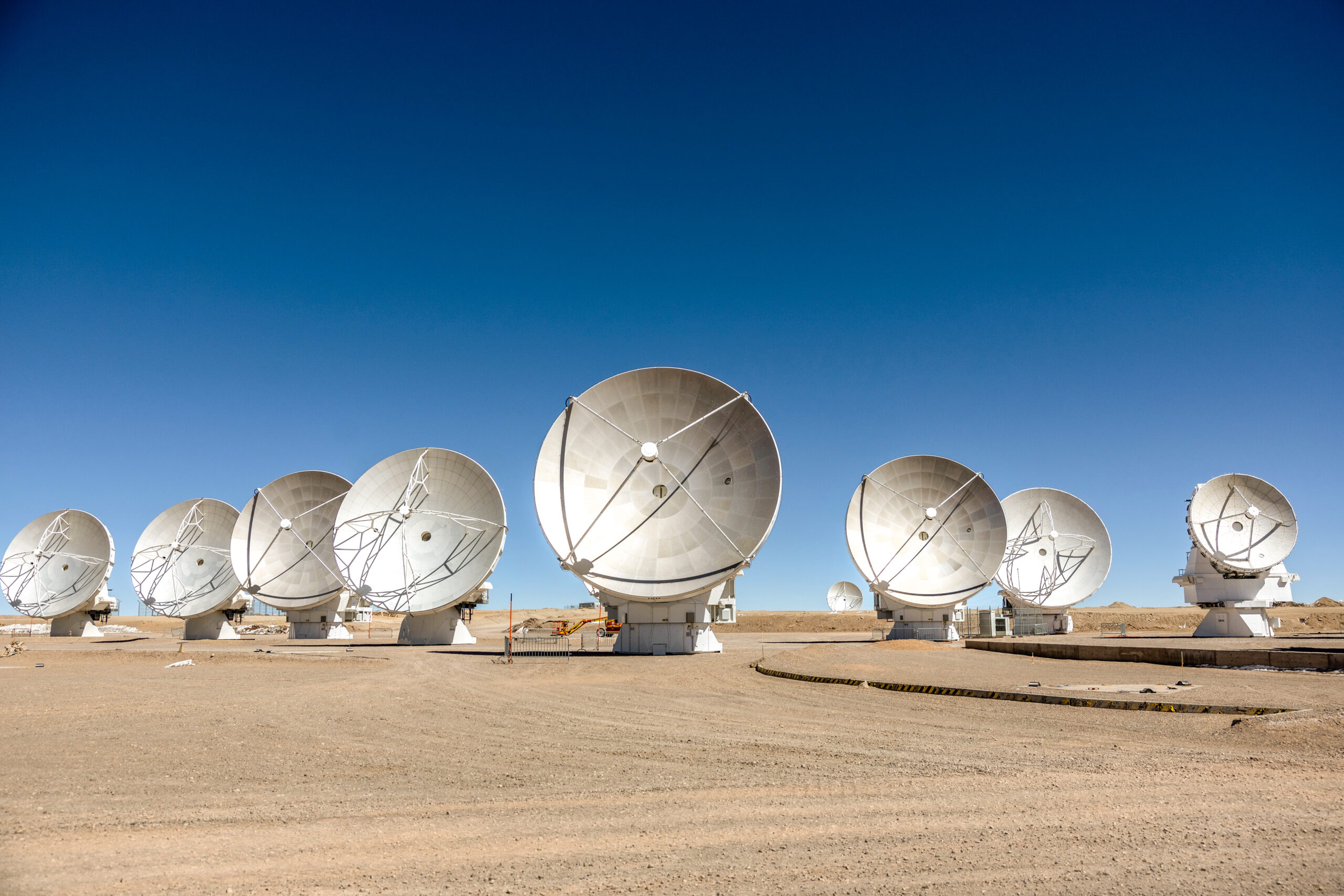 Northern Chile’s ALMA radio telescope is composed of 66 high-precision antennae.