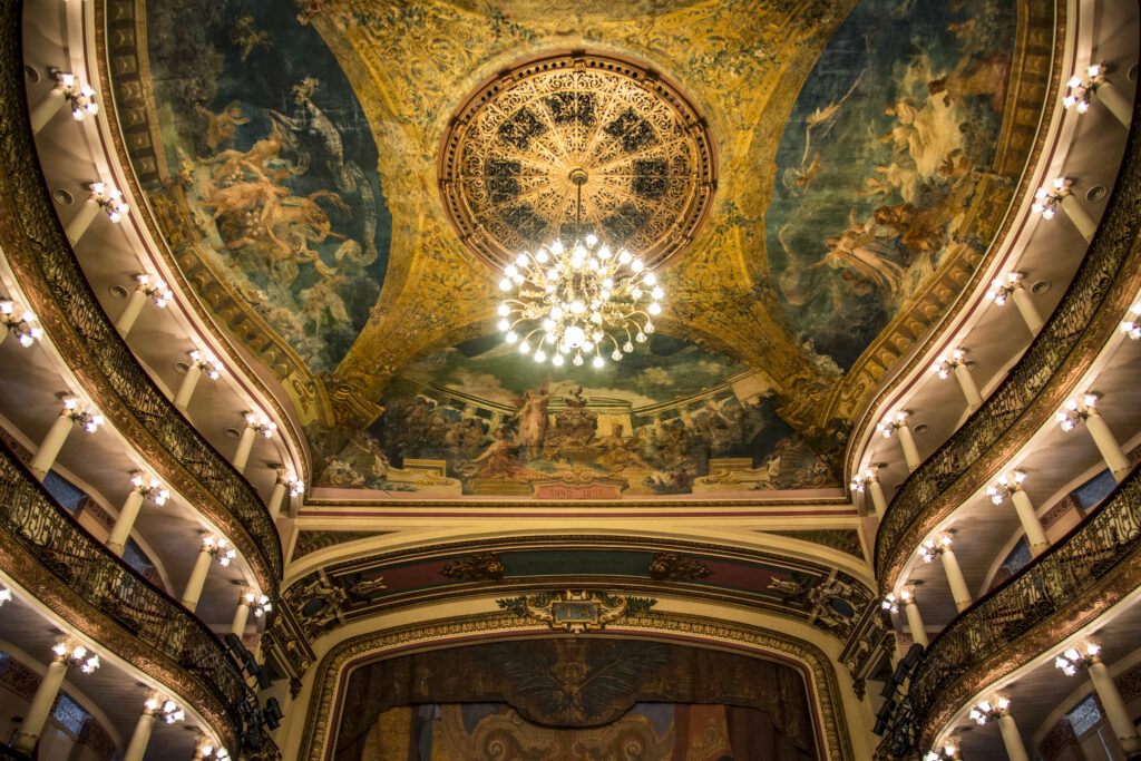 The Teatro Amazonas is an opera house located in the heart of Manaus, Brazil.