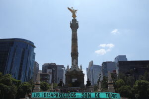 A march in Mexico City on Aug. 30 2026 during the International Day of the Victims of Enforced Disappearances