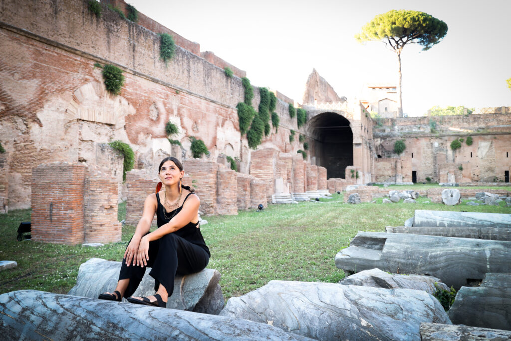 Valeria Luiselli attends the "LETTERATURE" Rome International Festival in Italy in 2023.